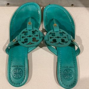 Tory Burch Teal Sandals